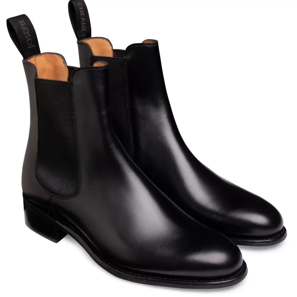 Cheaney Chelsea Boots | Avril D Chelsea Boot In Black Calf Leather