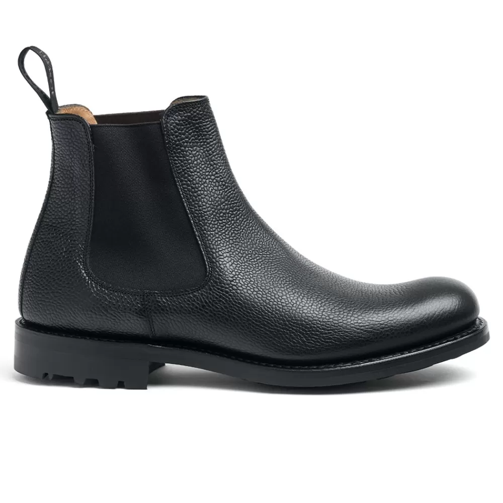 Cheaney Chelsea Boots | Barnes Iii B Chelsea Boot In Black Grain Leather