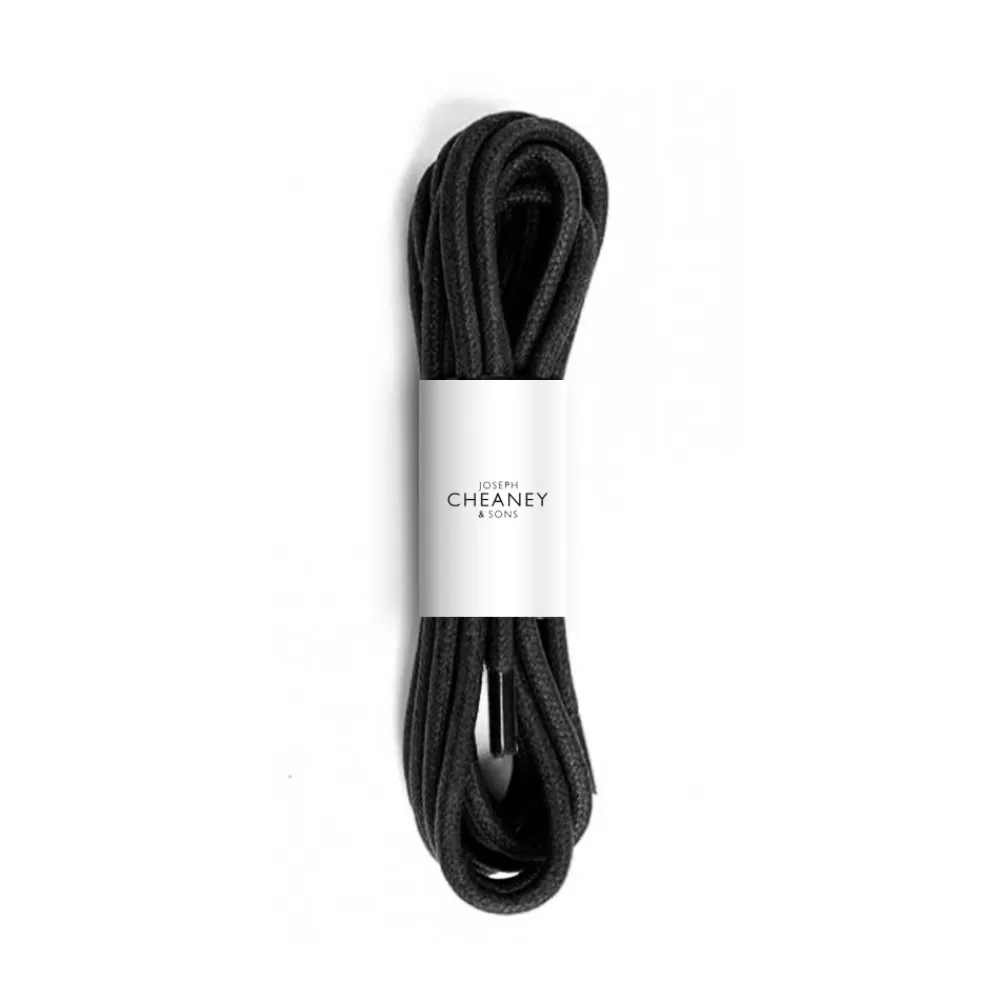 Cheaney Laces | Boot Laces - Black -180Cm (451/180 Black)