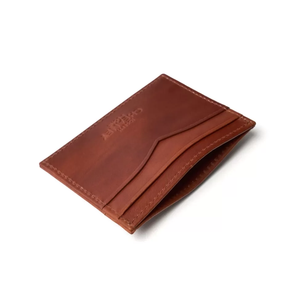 Cheaney Leather Card Holders | Card Holder In Dark Leaf Calf Leather