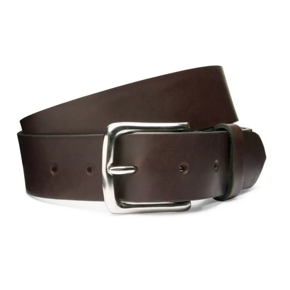 Cheaney Belts | Casual Brown Belt With Silver Buckle