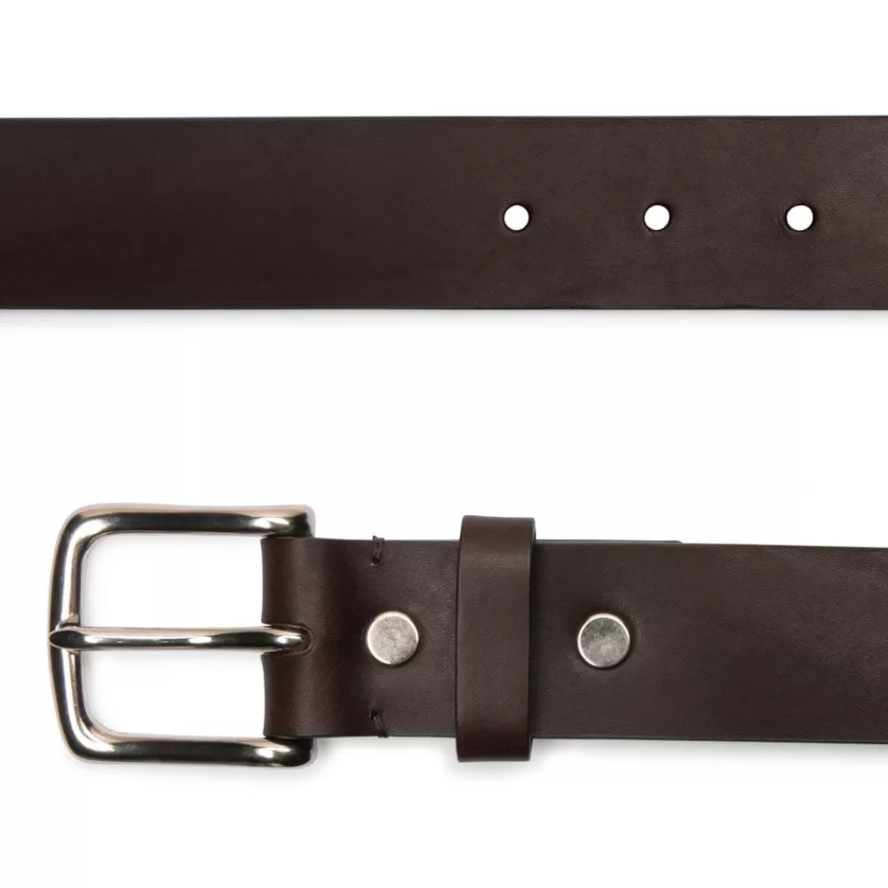 Cheaney Belts | Casual Brown Belt With Silver Buckle