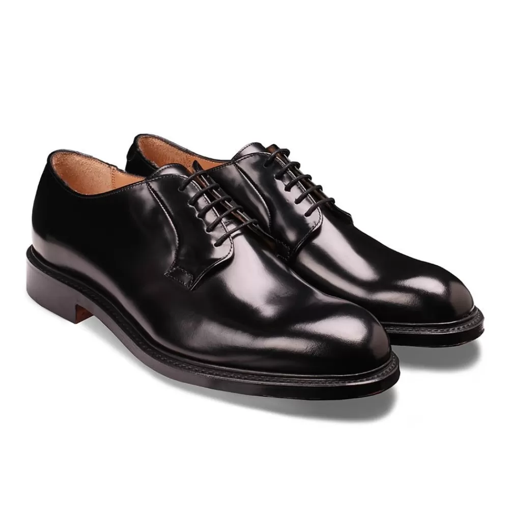 Cheaney Derbys | Charles Derby In Black Bookbinder Leather