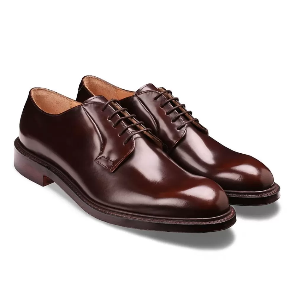 Cheaney Derbys | Charles Derby In Espresso Polished Leather