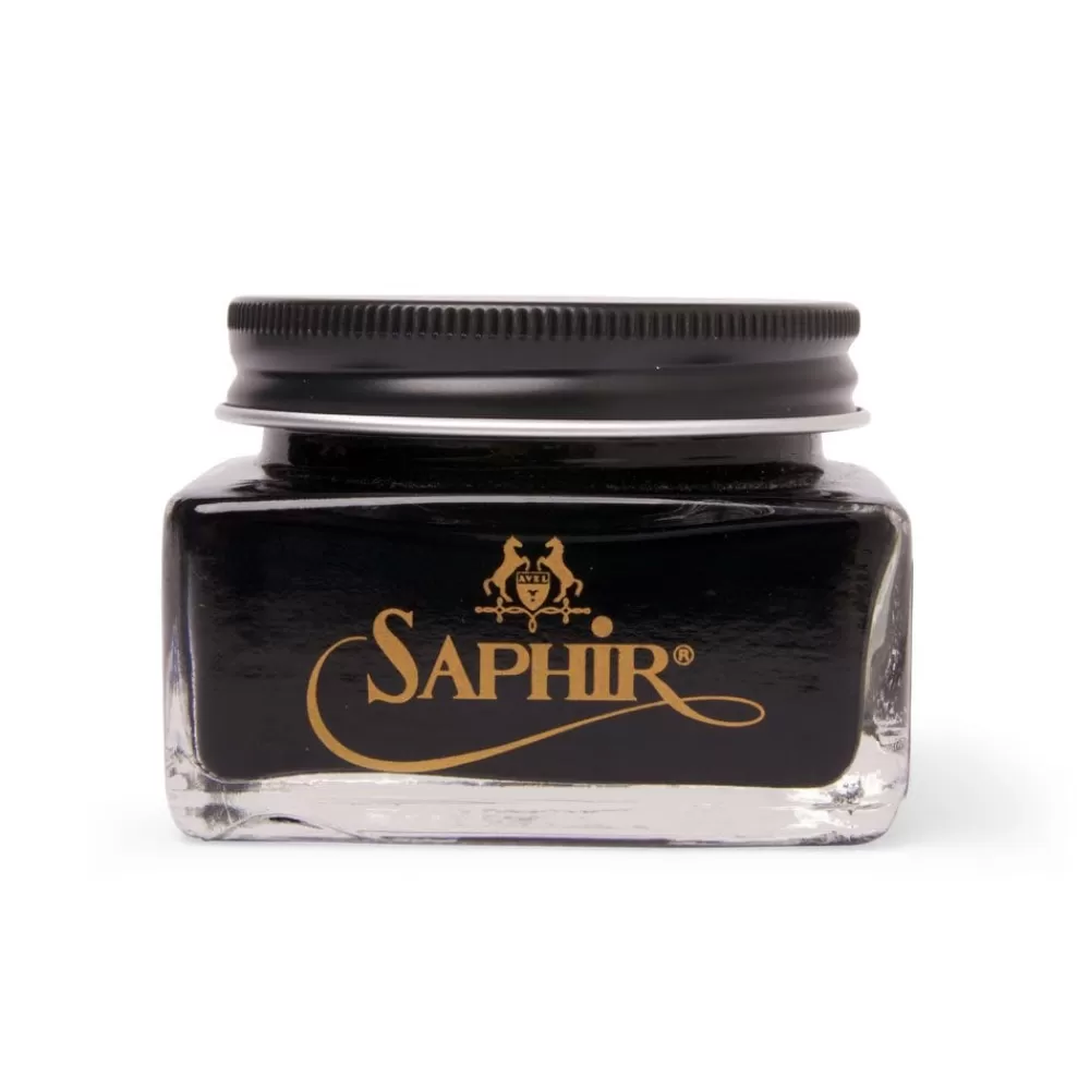 Saphir Saphir Creme Cuir Gras | Creme Cuir Gras - Greasy Leather Cream - Black