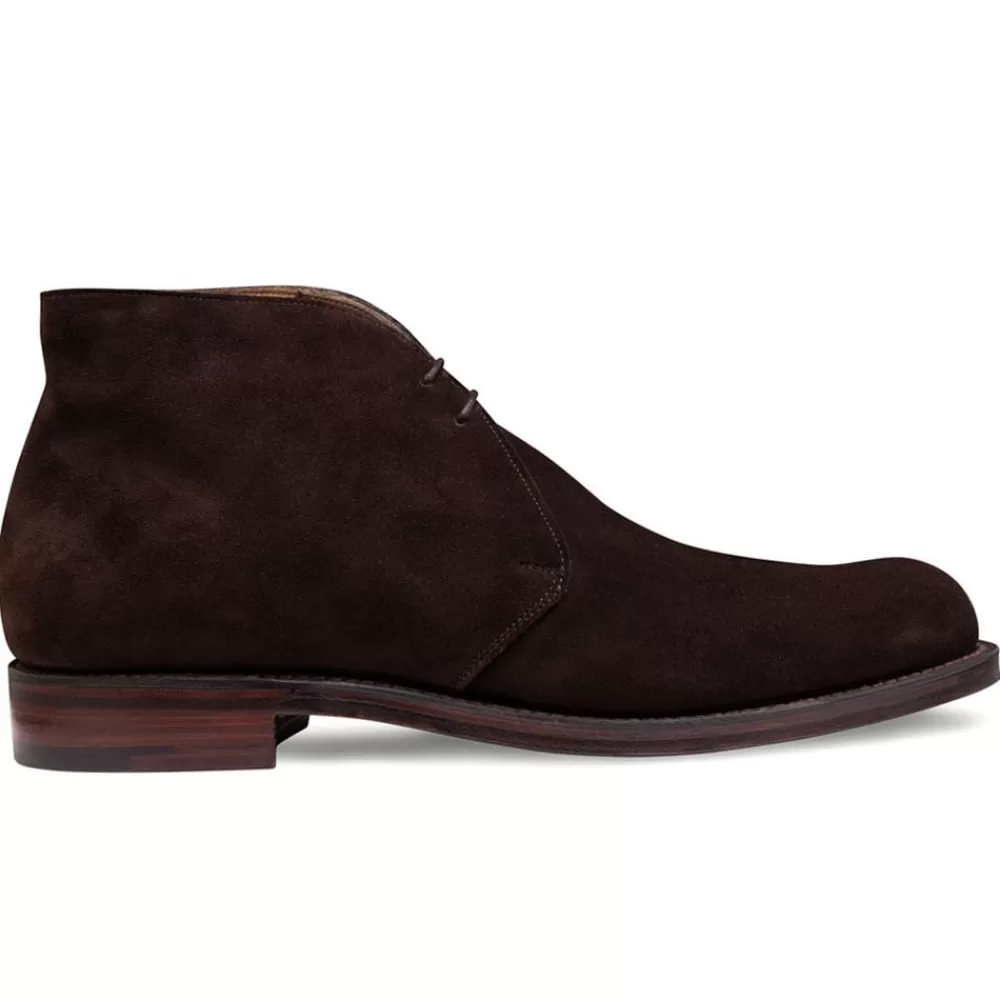 Cheaney Chukka Boots | Garforth Ef Chukka Boot In Bitter Chocolate Calf Suede