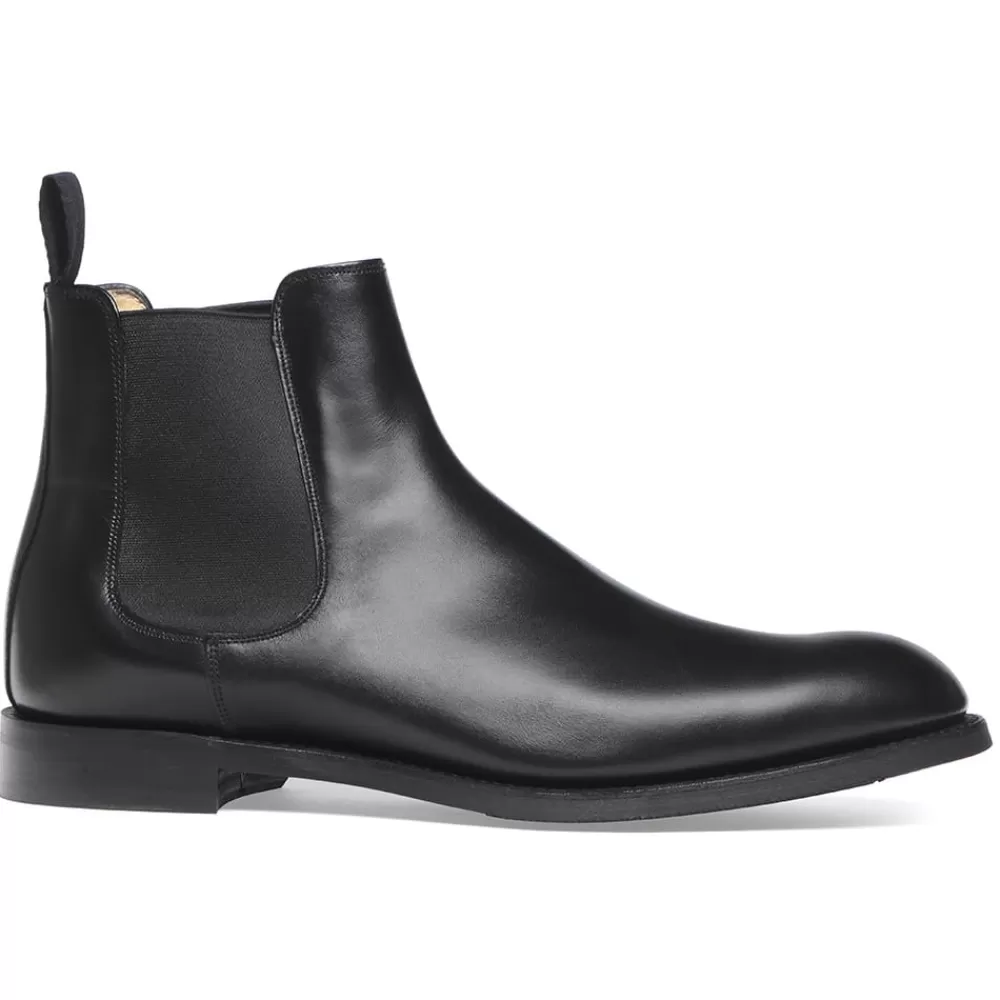 Cheaney Chelsea Boots | Godfrey D Chelsea Boot In Black Calf Leather