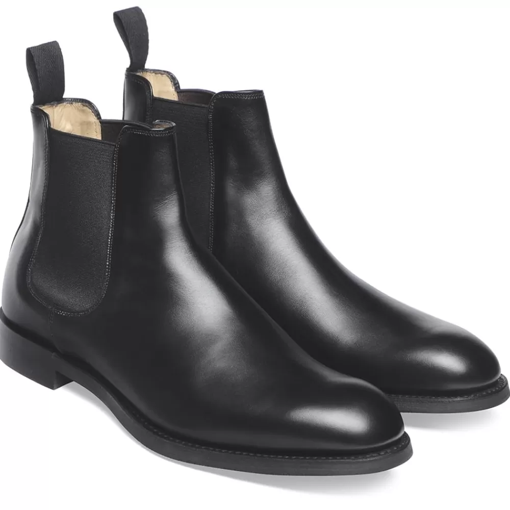 Cheaney Chelsea Boots | Godfrey D Chelsea Boot In Black Calf Leather