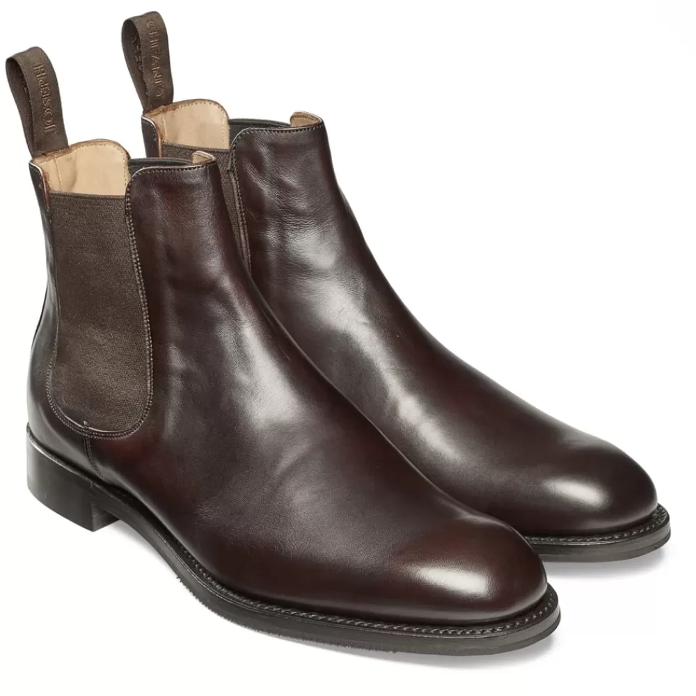 Cheaney Chelsea Boots | Godfrey D Chelsea Boot In Mocha Calf Leather