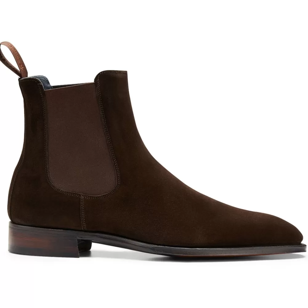 Cheaney Chelsea Boots | Godwin Chelsea Boot In Bitter Chocolate Janus Suede