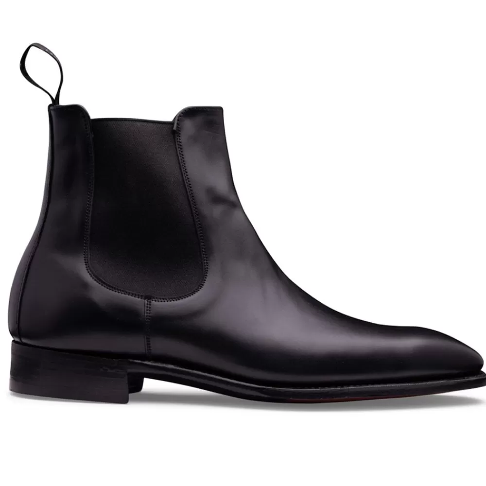 Cheaney Chelsea Boots | Godwin Chelsea Boot In Black Calf Leather