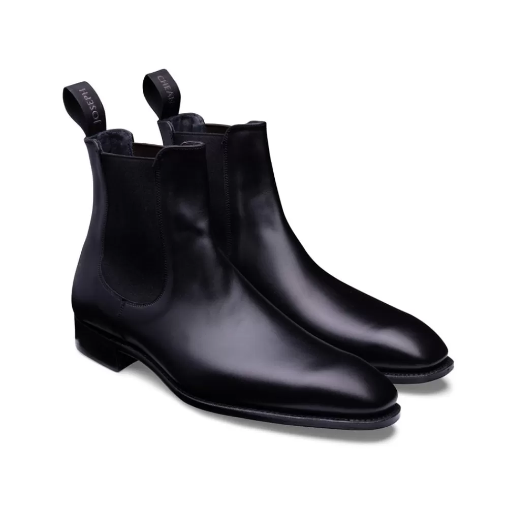 Cheaney Chelsea Boots | Godwin Chelsea Boot In Black Calf Leather