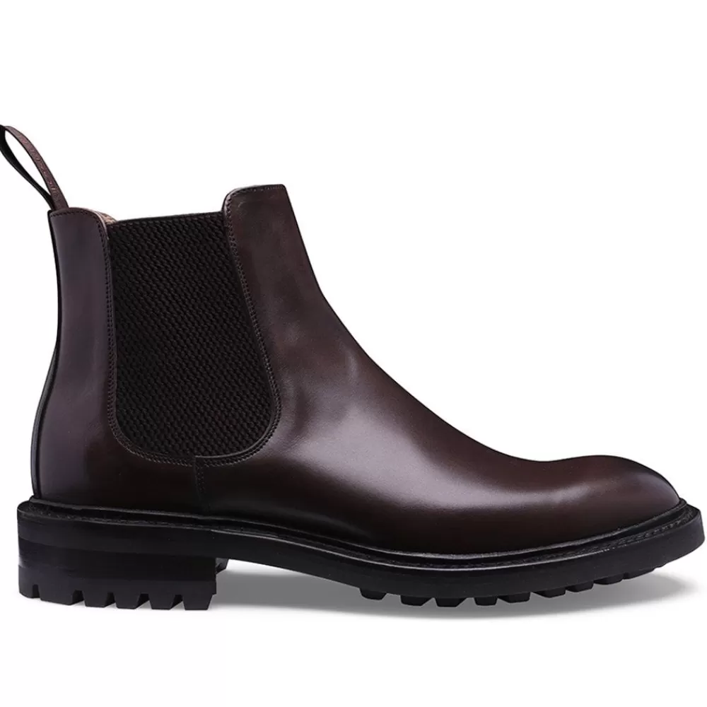 Cheaney Chelsea Boots | Grayson C Chelsea Boot In Mocha Calf Leather