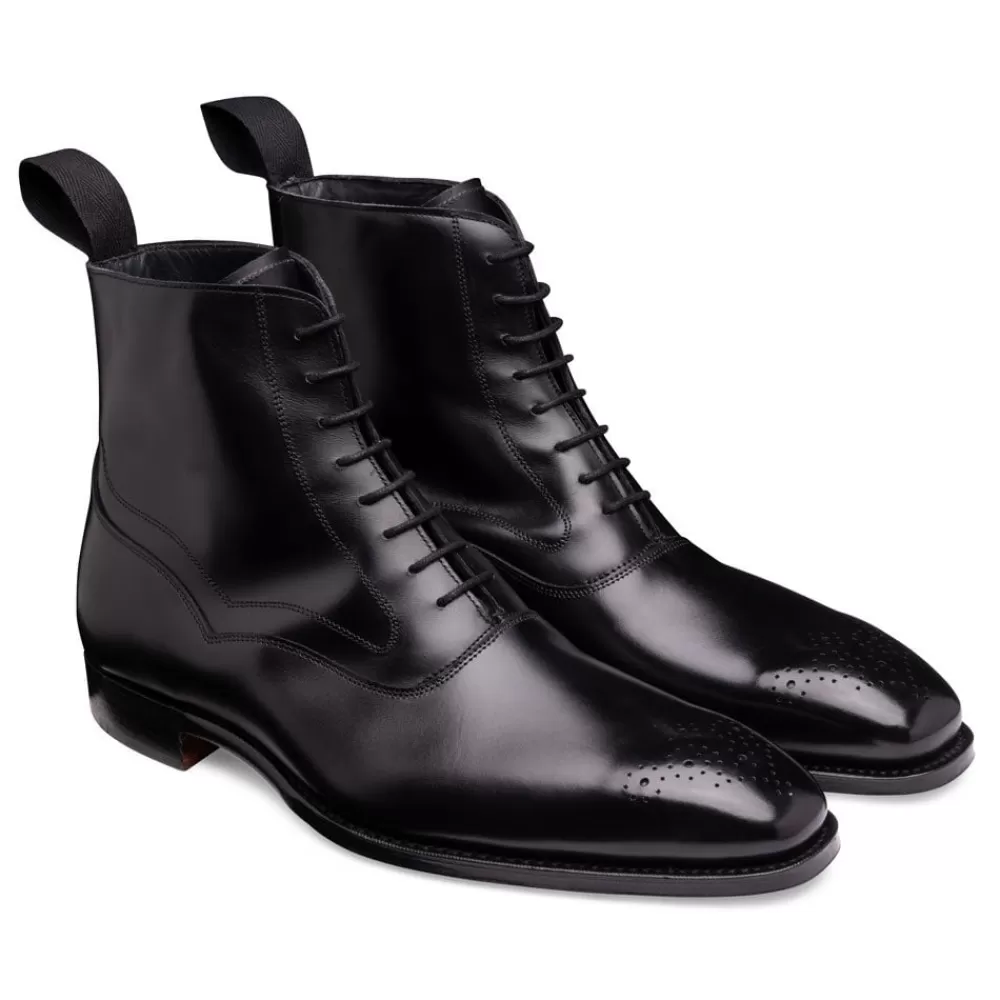 Cheaney Balmoral Boots | Hanover Balmoral Boot In Black Calf Leather