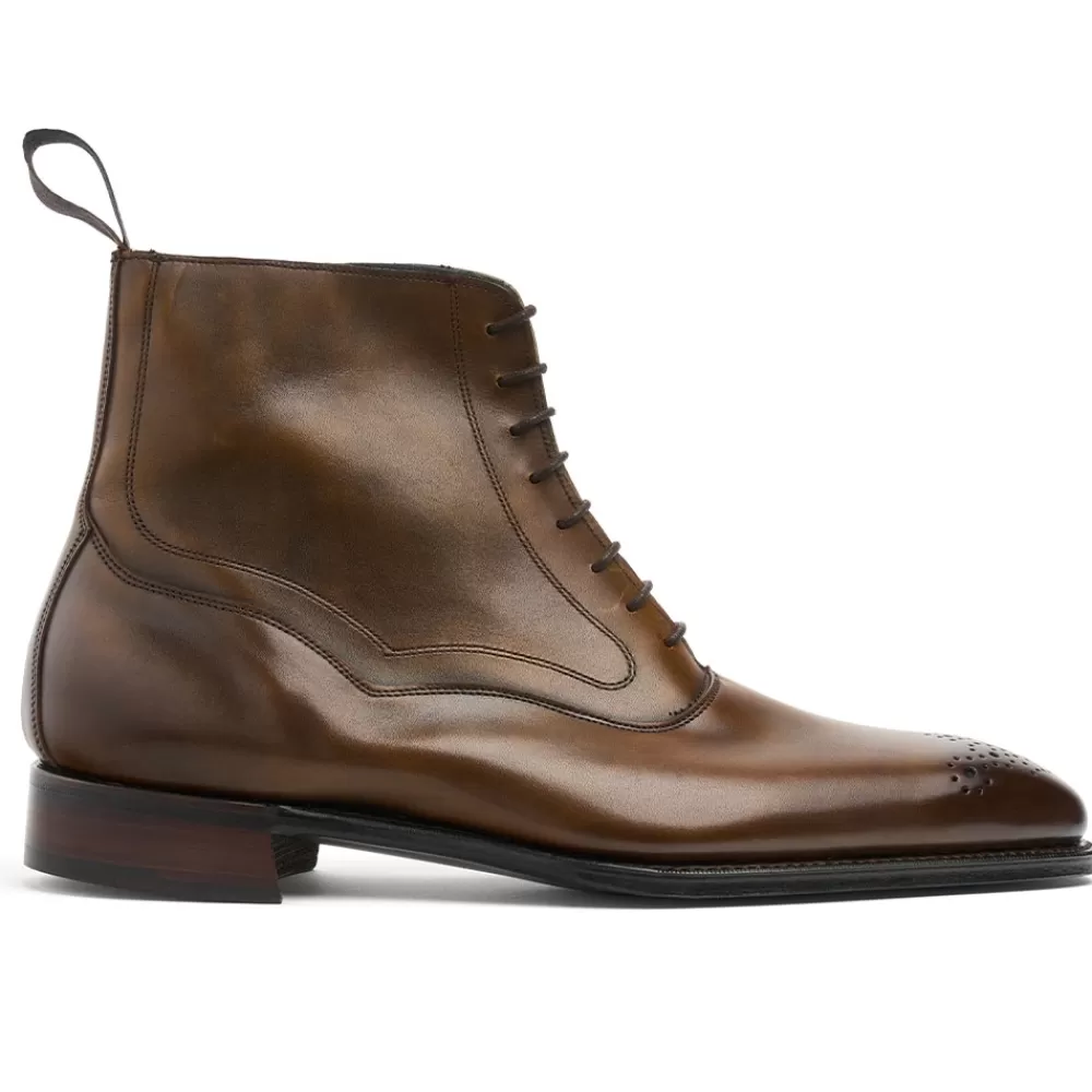 Cheaney Balmoral Boots | Hanover Balmoral Boot In Bronzed Espresso Calf Leather