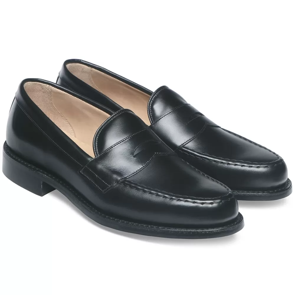 Cheaney Loafers | Howard R Loafer In Black Calf Leather