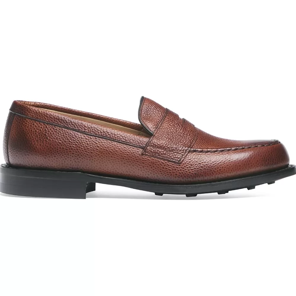 Cheaney Loafers | Howard R Loafer In Mahogany Grain Leather