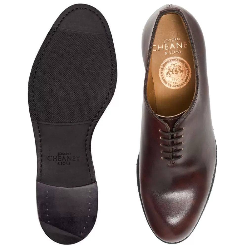 Cheaney Oxfords | Isobella Ii D Wholecut Oxford In Brown Museum Calf Leather