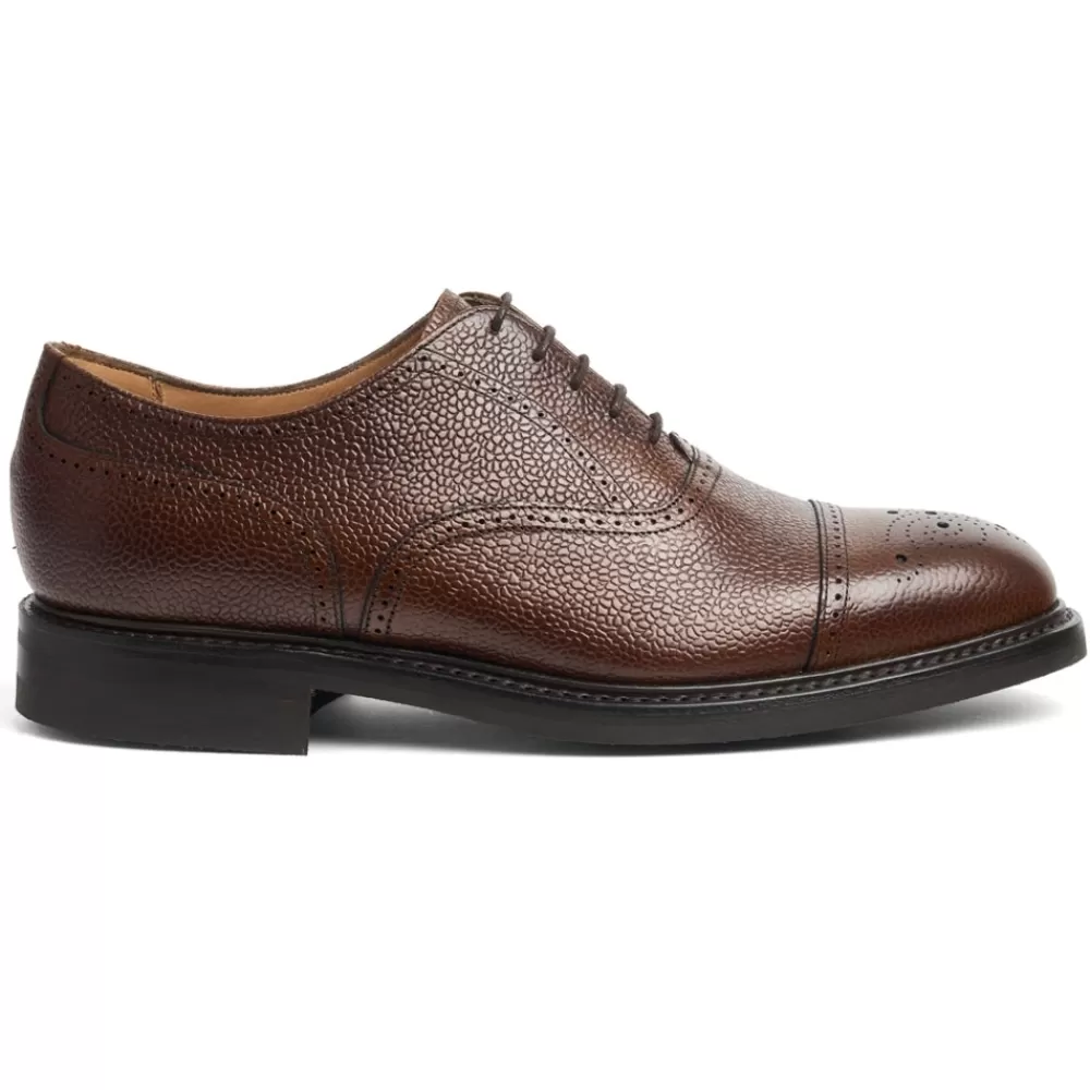 Cheaney Semi Brogues | Kelmarsh R Oxford Semi Brogue In Chestnut Grain