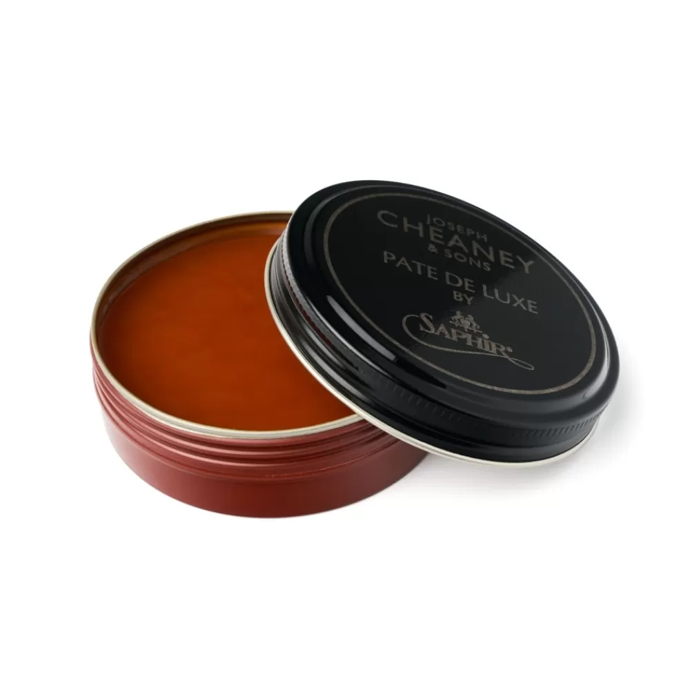 Saphir Polish | Pate De Luxe - Shoe Polish - Cognac Brown - 50Ml