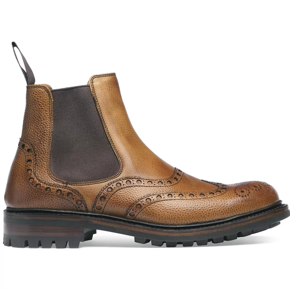 Cheaney Chelsea Boots | Tamar C Chelsea Boot In Almond Grain Leather