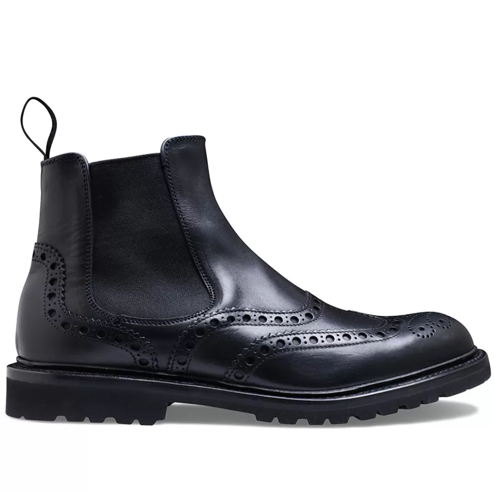 Cheaney Chelsea Boots | Tamar Gv Chelsea Boot In Black Eco Oiled Leather