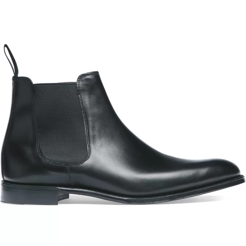 Cheaney Chelsea Boots | Threadneedle Chelsea Boot In Black Calf Leather