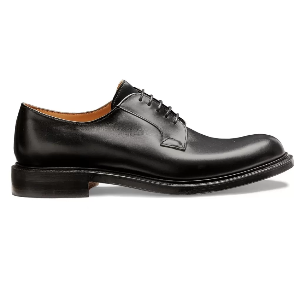 Cheaney Derbys | Wye Ii Derby In Black Hi-Shine Leather